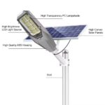 Lampadaire solaire 400W 2 en 1